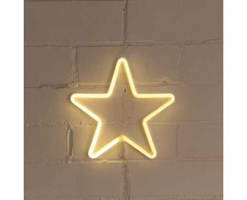 LED neonový nápis STAR