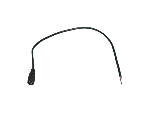 DC konektor napájecí s kabelem Barva černá (samice) 50 cm