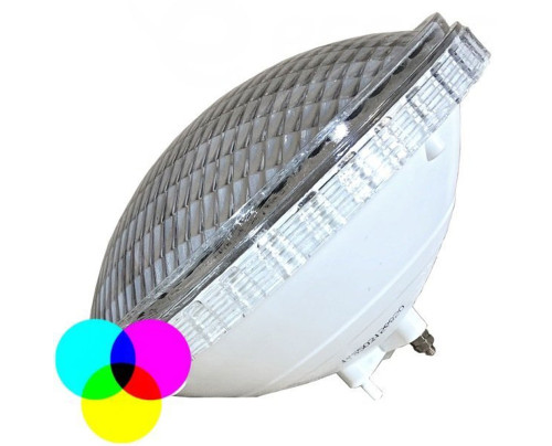 Bazénová LED žárovka RGB RAINBOW 252 diod - 21W