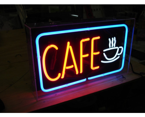 LED neonový nápis CAFE