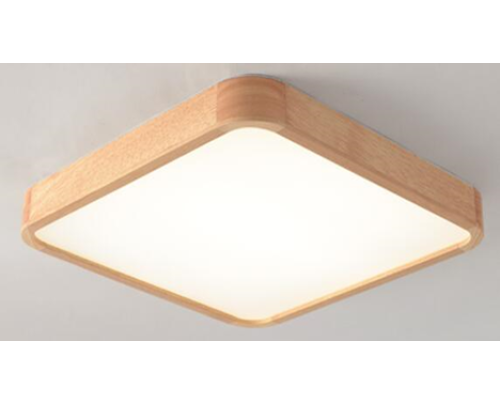 Dřevěné hranaté stropní svítidlo č.5 - 400*400*65