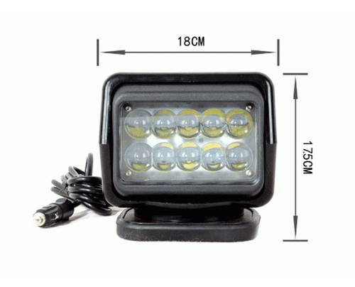 Dálkově ovládaný LED reflektor, hledáček SL001-L 50W