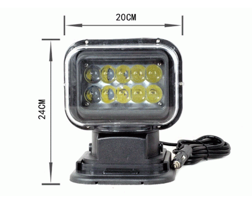 Dálkově ovládaný LED reflektor, hledáček SL001-H 50W