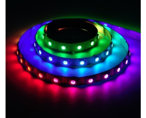 Digitální LED pásek WS 2815 chip 5050, 9W/m, RGB, 60 diod, 12V, 1 m
