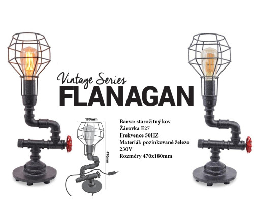 Dekorativní lampa FLANAGAN