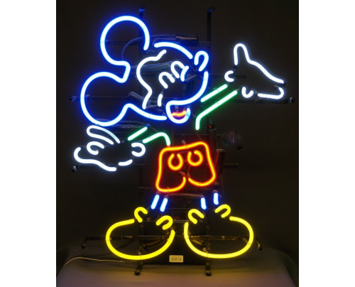 LED neonový nápis MICKEY
