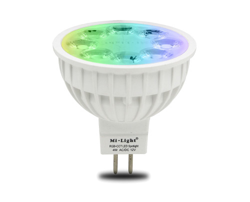 LED žárovka RGB - MR16  - 4W -CCT