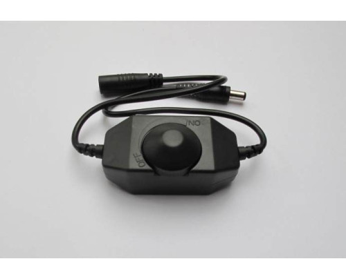 Dimmer ovladač jasu jednobarevných LED pásků barva černá