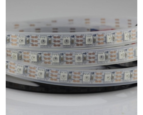 LED pásek WS 2811/2812B chip 5050, 18W/m, RGB, 60 diod, silikon,1 m