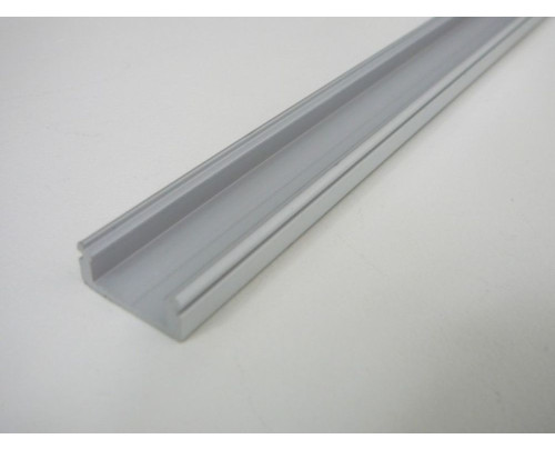 LED profil N8 - nástěnný stříbrný Profil bez krytu 2m
