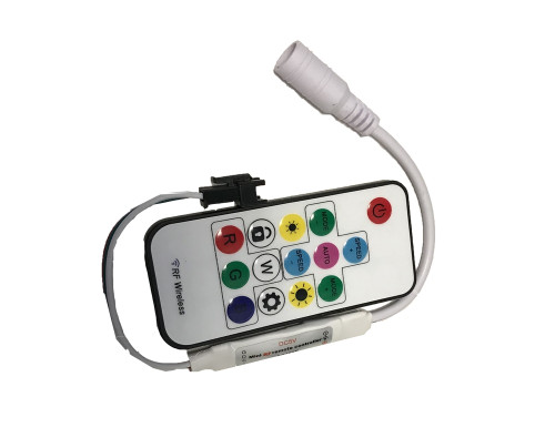 Dálkový ovladač digitálních RGB LED pásků - 5V