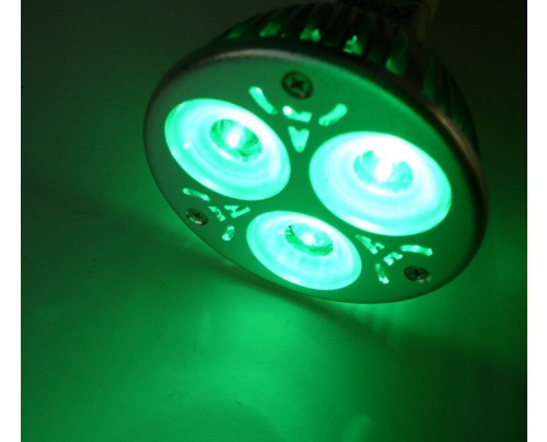 Barevná LED žárovka E27 Zelená