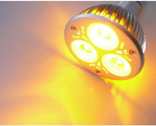 Barevná LED žárovka E27 Žlutá