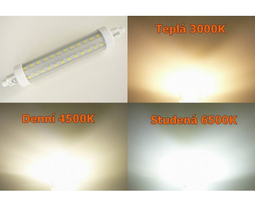 LED žárovka R7s E14W-360 Studená bílá