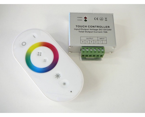 LED ovladač RGB-RF8 RING ovladač bílý