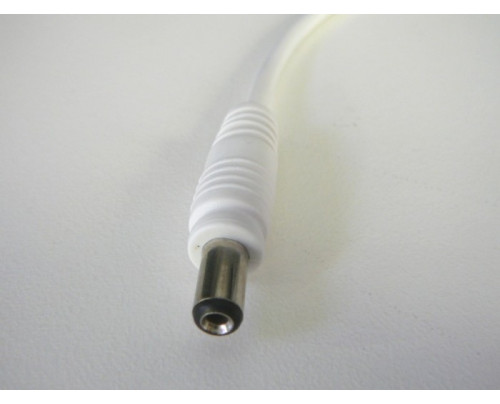 DC konektor bílý napájecí s kabelem samec