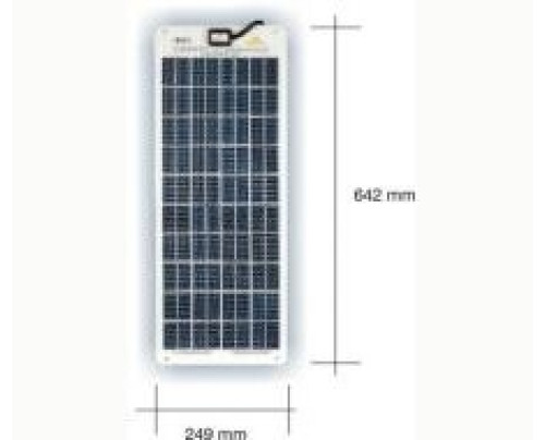 Solární panel 12V - 249x642mm 