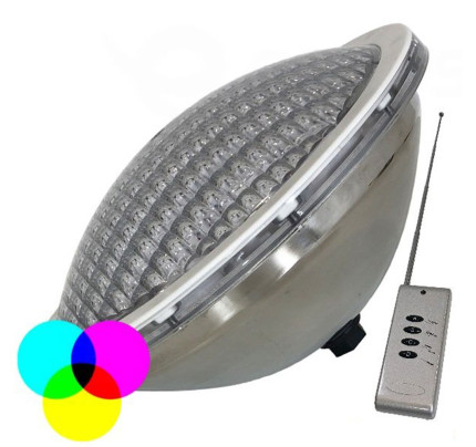 Bazénová LED žárovka RGB s dálkovým ovládáním - 54W