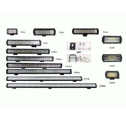 Dálkově ovládaný LED reflektor, hledáček LB001 - 144W